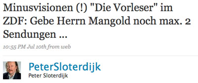 Minusvisionen (!)