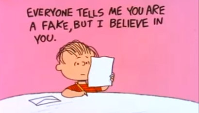 Auch Linus van Pelt zieht mittlerweile Emails vor Auch Linus van Pelt zieht mittlerweile Emails vor