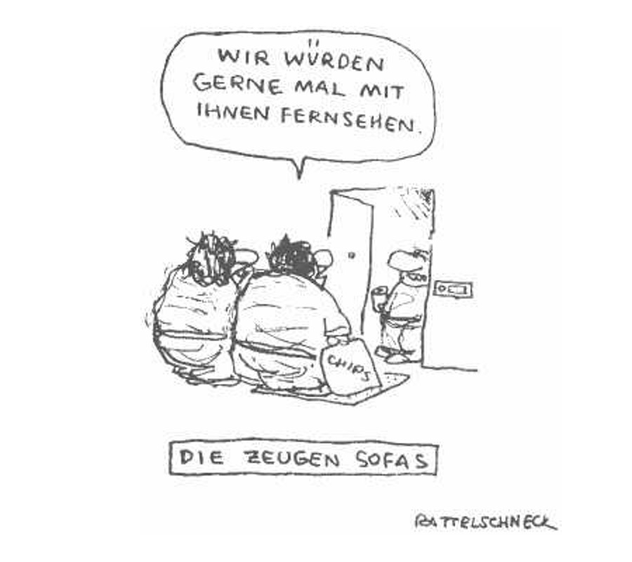 Wir würden gerne mal mit Ihnen fernsehen / DIE ZEUGEN SOFAS