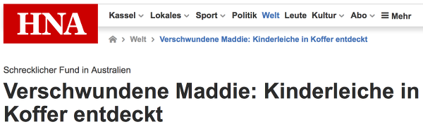 Screenshot HNA.de 28.7.2015