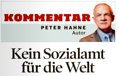 Ausriss Kommentar "Bild am Sonntag" 8.2.2015