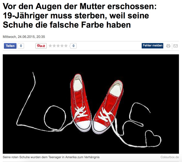 Screenshot "Focus Online" 24.6.2015