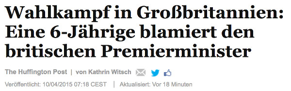 Screenshot "Huffington Post" 10.4.2015