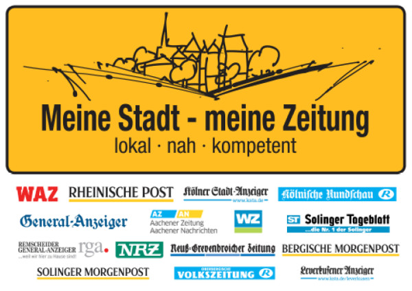 Kampagnen-Logo 'Meine Stadt - meine Zeitung'