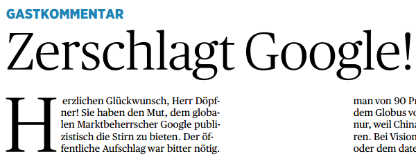 Zerschlagt Google!